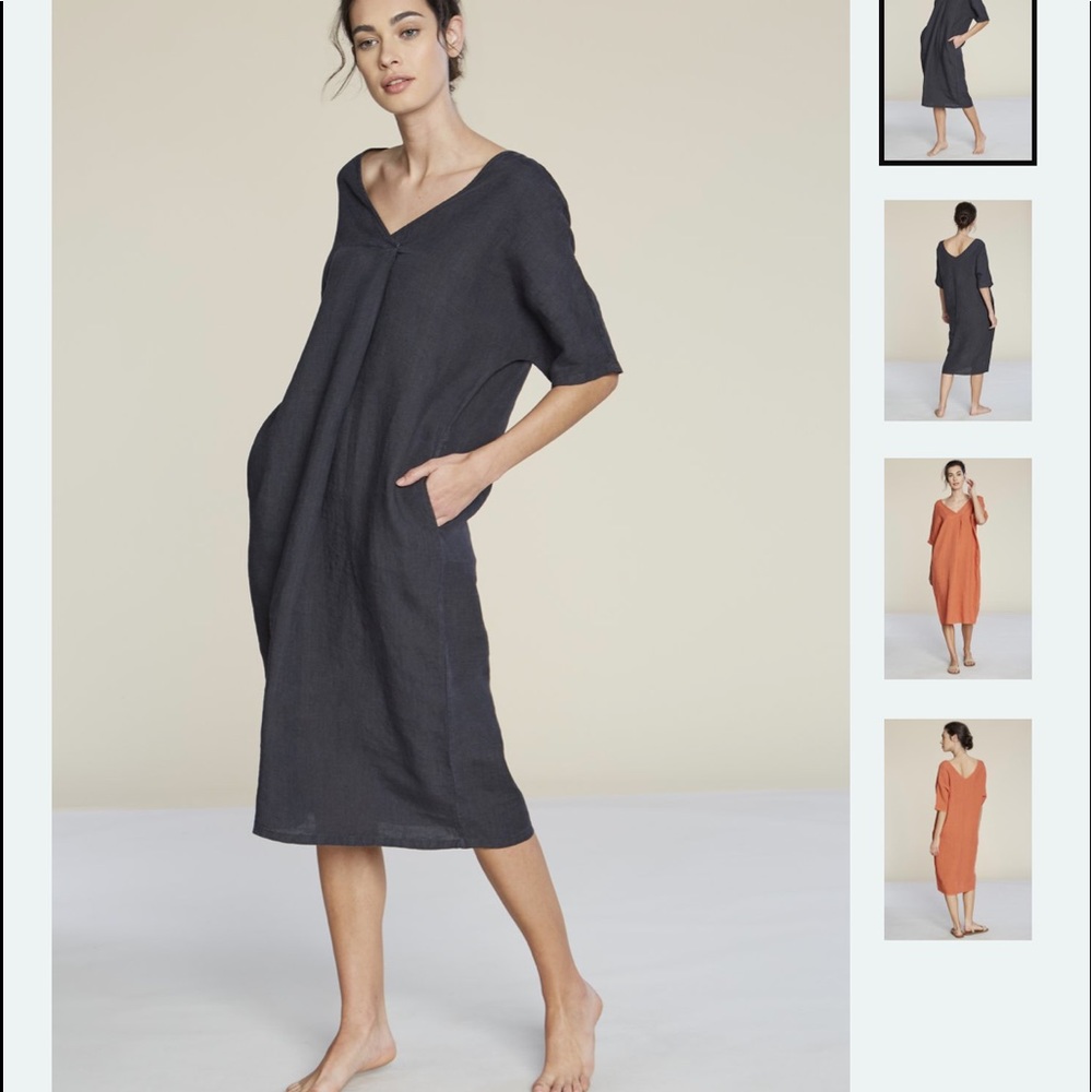 Filosofia Isabel Linen Dress M